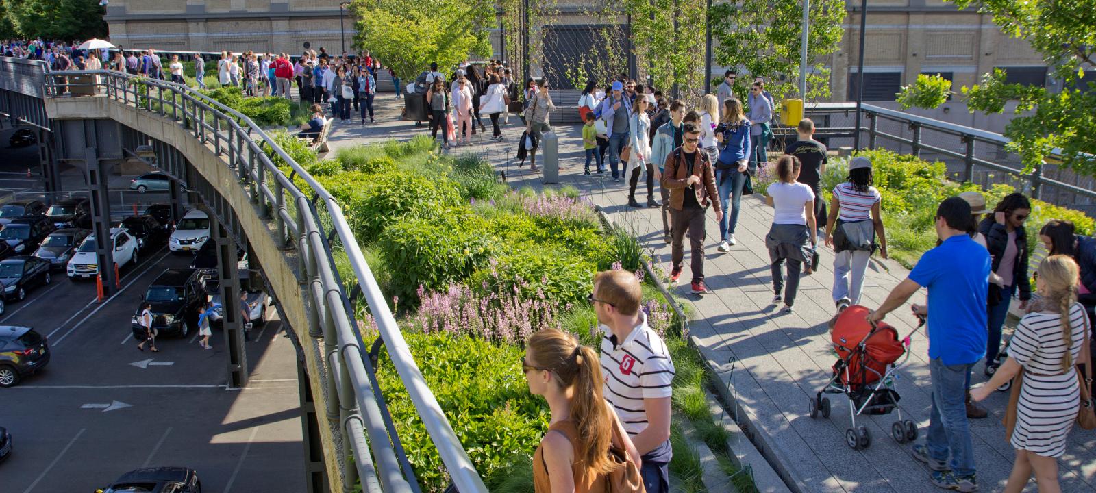 More than 20 million people have visited the High Line Park so far.