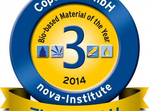 ZinCo innovation award “Bio-based Material of the Year 2014“ 