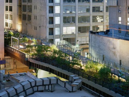 The High Line at night