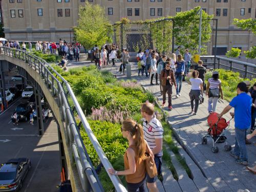 More than 20 million people have visited the High Line Park so far.