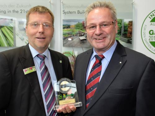 Dieter Schenk with GaLaBau Innovation Medal for 2014