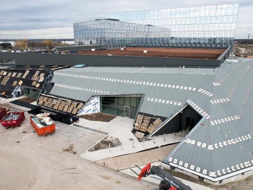 Installation of a green roof