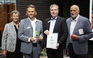 Award ceremony of the GaLaBau Innovation Medal 2022. Award ceremony