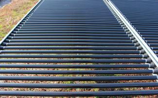 Green roofs with PV tubes offer huge market potential. Green roof with PV tubes