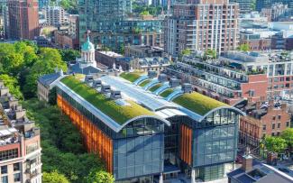 Green barrel roof